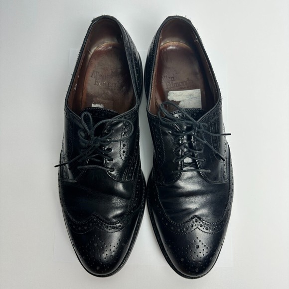 Allen Edmonds 8.5 D Concord Men\'s Oxford Wingtip Dress Shoes Black Classic main image 5